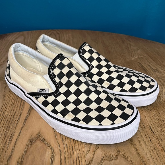 Vans Other - Vans Classic Off The Wall Checkerboard Slip On Sneakers Shoes Unisex M8.5 / W10